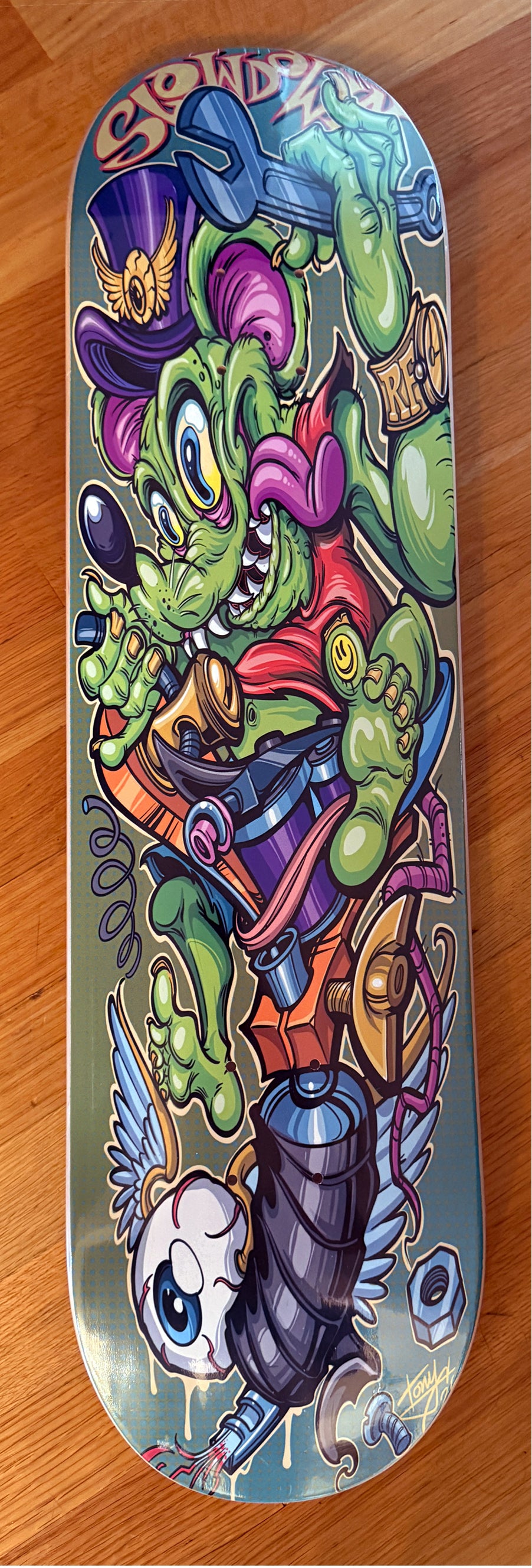 Slowdown Rat Fink SKATE DECK