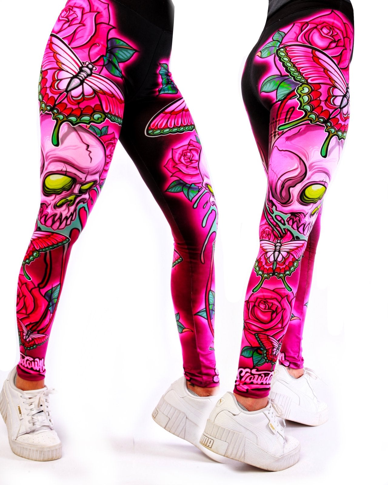 Skull and Butterflies leggings