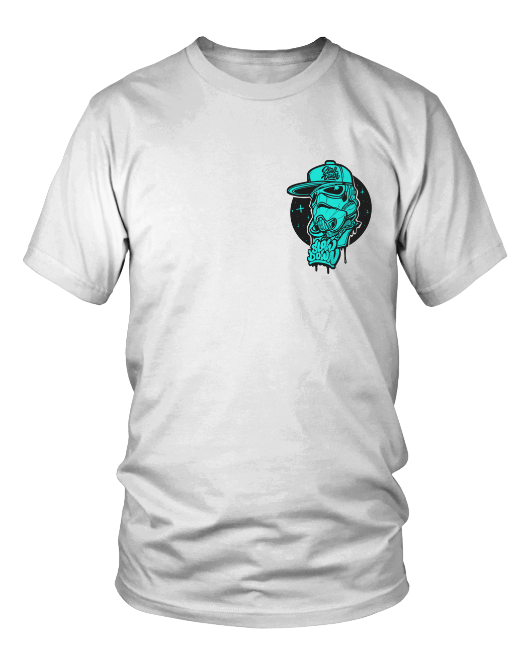 Slowdown Hype trooper Tee (Teal Tag)