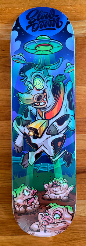 Slowdown BEAM HIM UP SKATE DECK