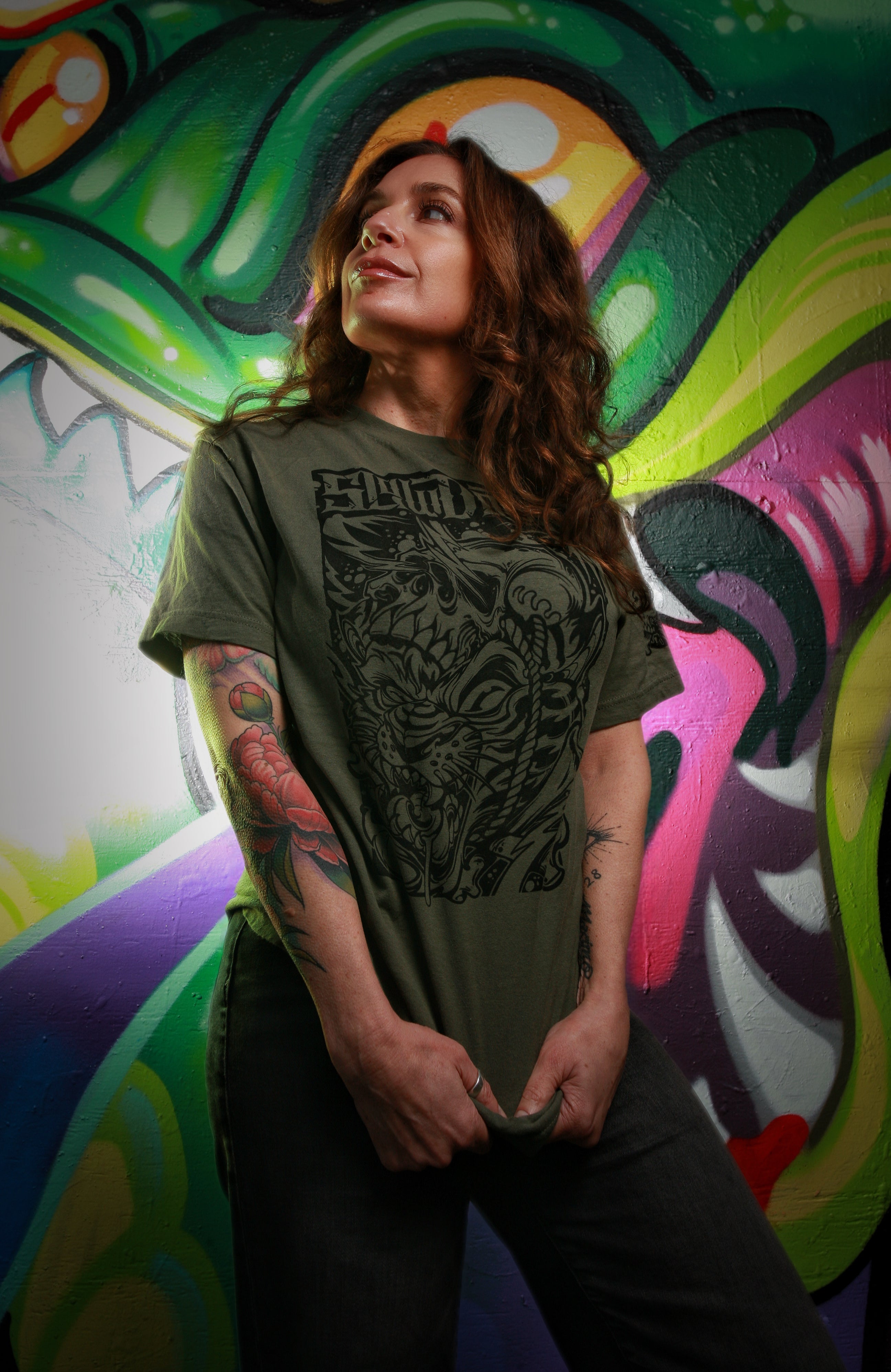 2026 Skull Tiger Tee – Slow Down Clothing